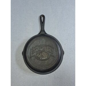 Vintage Martha White Cast Iron Skillet Griswold Made Advertising Pan Large Block
